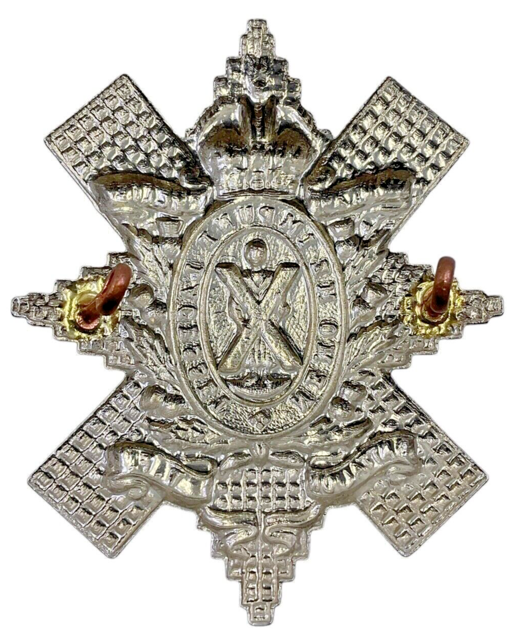 WW1 British Highland Cyclists Battalion Territorial Force Black Watch Cap Badge WW1 British Highland Cyclists Battalion Territorial Force Black Watch Cap Badge
