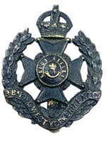 WW1 British BEF Leeds Rifles 8th Btn PWO West Yorkshire Regiment Cap Badge