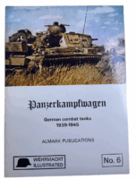 WW2 German Panzerkampfwagen Combat Tanks Almark No 6 SC Reference Book