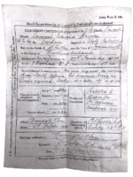 Victorian Boer War British Durham Light Infantry Parchment Discharge Certificate Victorian Boer War British Durham Light Infantry Parchment Discharge Certificate