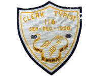 Canadian RCAF Clerk Typist Jacket Patch 1958 116