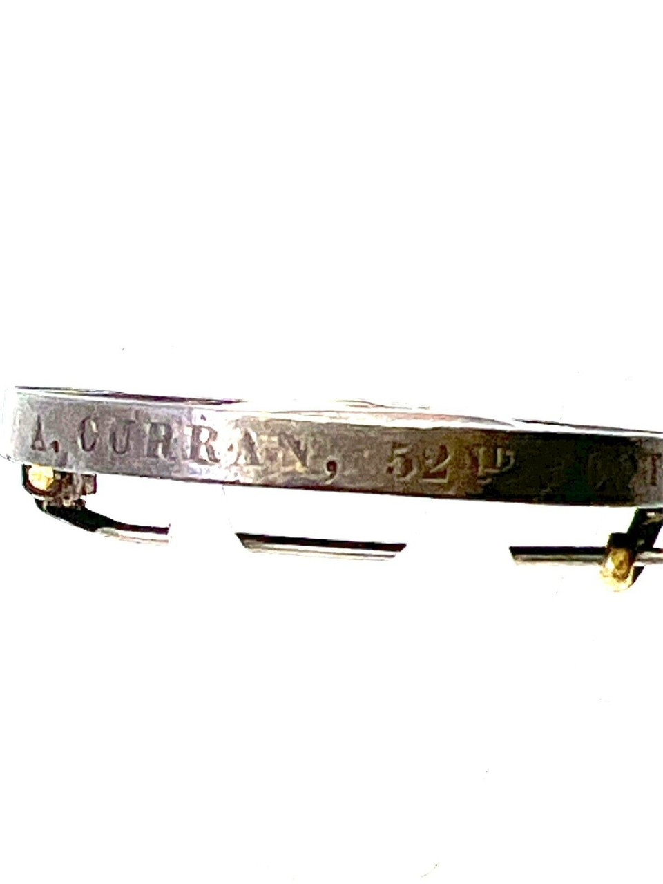 British Napoleonic Military General Service Medal A Curran 52nd Foot Full Size British Napoleonic Military General Service Medal A Curran 52nd Foot Full Size