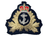 Canadian Forces RCN Navy Officers Cap Badge Insignia