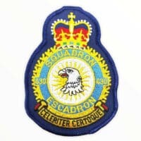 RCAF CAF Canadian 430 Squadron Heraldic Colour Crest Patch