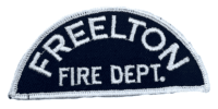 Canadian Freelton Ontario Fire Department Shoulder Title Patch