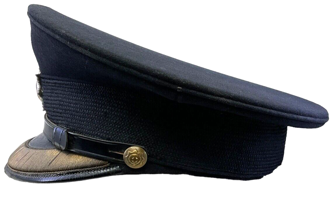 WW2 British Coldstream Guards Officers Peak Cap Size 6 3/8 WW2 British Coldstream Guards Officers Peak Cap Size 6 3/8