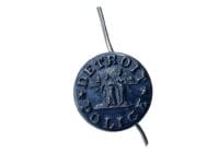 US Detroit Michigan Police Small Size Hat Button US Detroit Michigan Police Small Size Hat Button