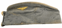 WW2 Norwegian Airforce RAF Officers Wedge Cap With Insignia