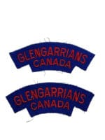 Canadian Glengarrians Canada SDG Shoulder Titles Pair