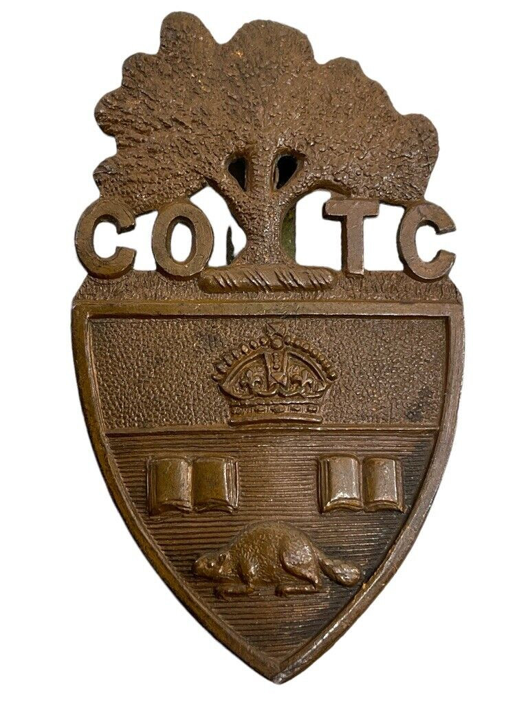 WW1 Canadian CEF COTC U of T University of Toronto Cap Badge 2 WW1 Canadian CEF COTC U of T University of Toronto Cap Badge 2