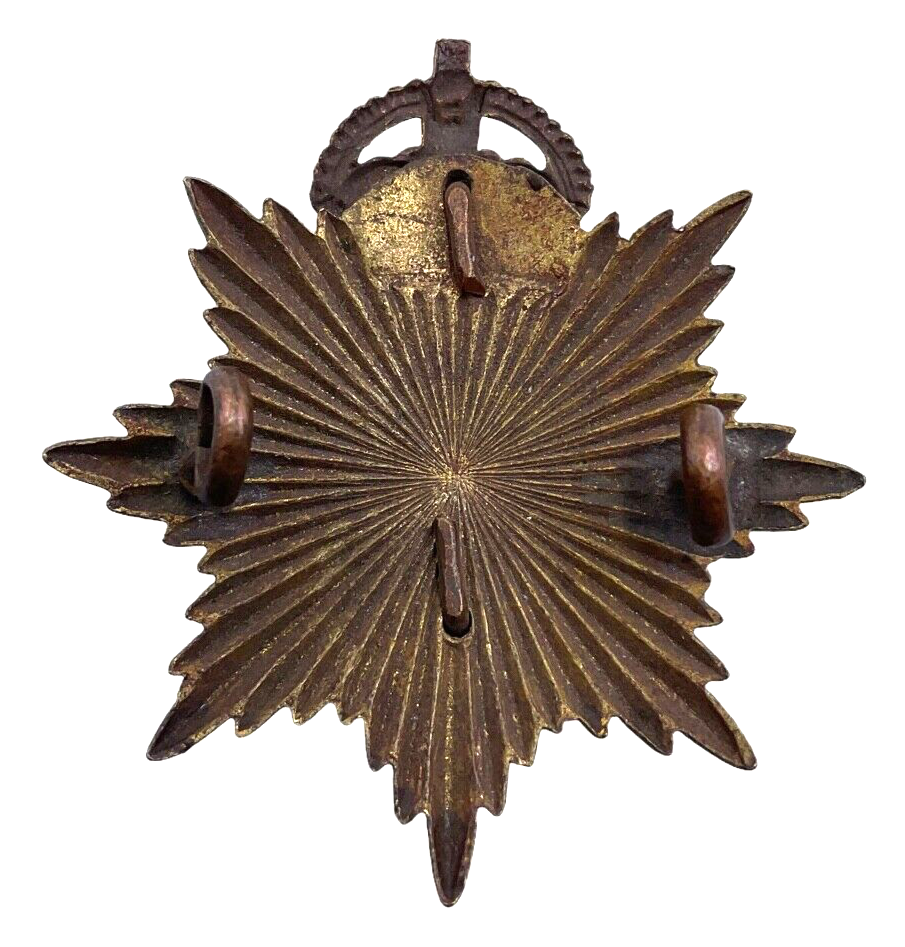 WW1 British BEF Army Service Corps Officers Cap Badge WW1 British BEF Army Service Corps Officers Cap Badge