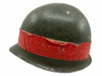 WW2 Canadian Forces RCA Vancouver Coastal Artillery Regiment M1 Helmet FS FB