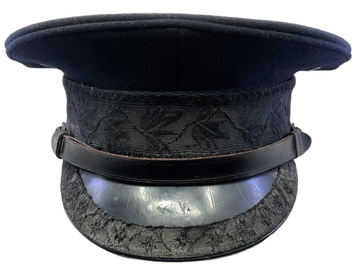 WW2 Canadian Halifax Rifles Senior Officers Transitional Peak Cap 7 1/4 WW2 Canadian Halifax Rifles Senior Officers Transitional Peak Cap 7 1/4