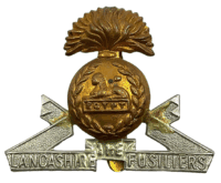 WW2 British Lancashire Fusiliers Regiment Cap Badge WW2 British Lancashire Fusiliers Regiment Cap Badge