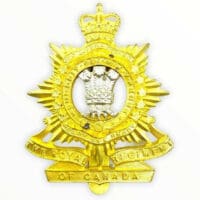 Canadian Royal Regiment of Canada Brass Cap Badge
