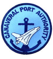 US Cape Canaveral Port Authority Blue Edge Police Patch US Cape Canaveral Port Authority Blue Edge Police Patch