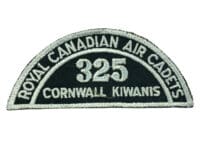Canadian RCAC Air Cadet Squadron Patch 325 Cornwall Kiwanis Canadian RCAC Air Cadet Squadron Patch 325 Cornwall Kiwanis
