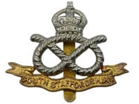 British South Staffordshire Regiment Kings Crown Cap Badge