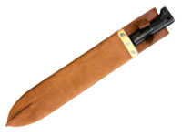 WW2 British Canadian Machete & Leather Scabbard MINT