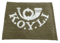 WW1 British BEF Kings Own Yorkshire Light Infantry Slip On Shoulder Insignia
