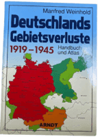 WW2 Germanys Territorial Losses and Handbook Atlas GERMAN TEXT HC Reference Book