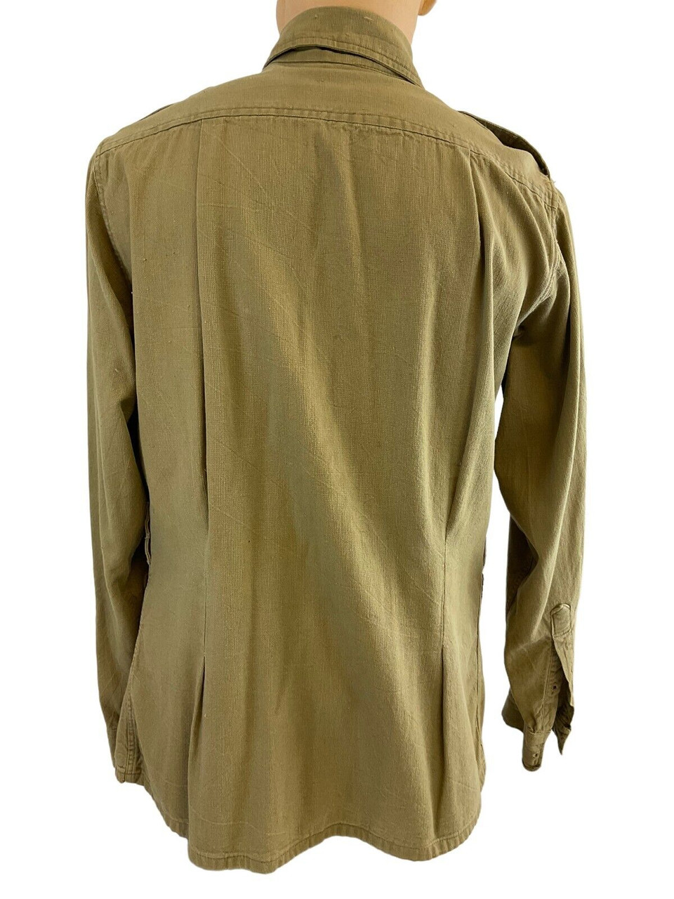 WW2 British Airtex Khaki Long Sleeve Shirt WW2 British Airtex Khaki Long Sleeve Shirt