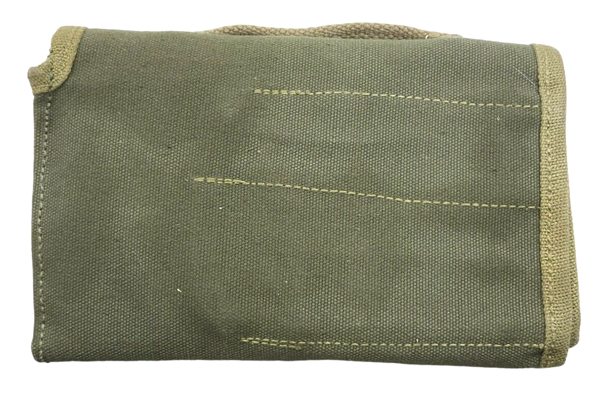 WW2 US Army Canvas Parts Roll Pouch M13 1944 Dated WW2 US Army Canvas Parts Roll Pouch M13 1944 Dated