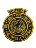 US Martinsville Virginia Police Patch