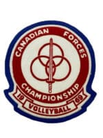 Canadian Forces Volleyball Championship 1969 Crest Craft Patch