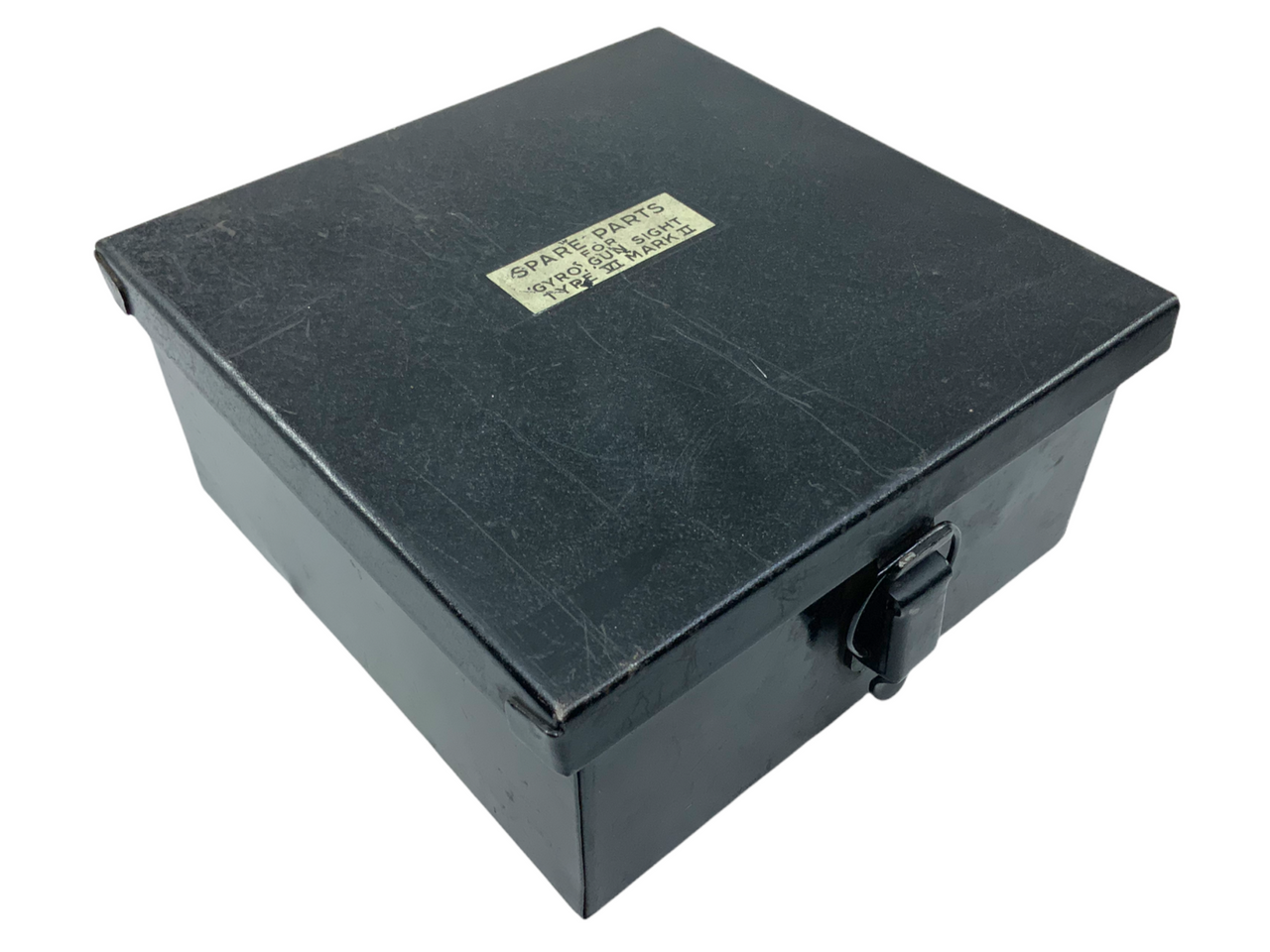 WW2 Canadian RCAF Spare Parts Tin For Gyro Gun Sight Mk II Type VI WW2 Canadian RCAF Spare Parts Tin For Gyro Gun Sight Mk II Type VI
