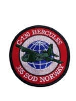 Norway Norwegian Air Force 335 Squadron C-130 Hercules Squadron Patch Crest