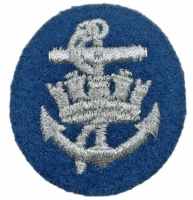 Canadian Forces RCAF Silver Sea Service Qualification Patch Insignia