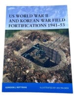WW2 US Korean War Field Fortifications Osprey Soft Cover Reference Book