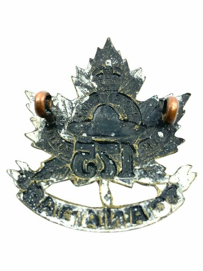 WW1 Canadian CEF 175th Battalion 175B Cap Badge Insignia WW1 Canadian CEF 175th Battalion 175B Cap Badge Insignia