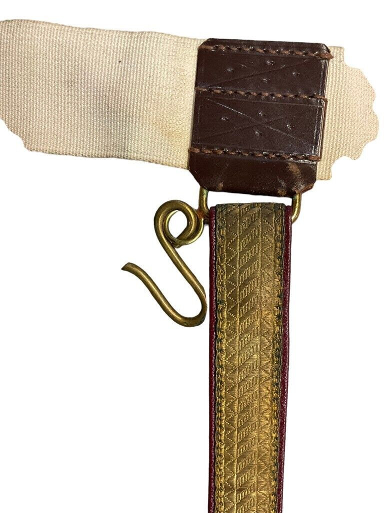 Canadian British Infantry Officers Under the Tunic Sword Belt Waist 34 Canadian British Infantry Officers Under the Tunic Sword Belt Waist 34