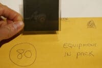 WW2 British Airborne Para Equipment in Pack Original Negative #80