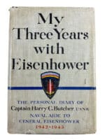 WW2 US My Three Years with Eisenhower Personal Diary of Butcher Reference Book