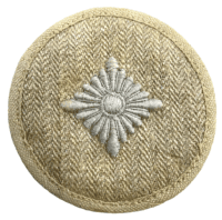 WW2 German Army Drill Material Schutz Rank Pip Sleeve Insignia Patch WW2 German Army Drill Material Schutz Rank Pip Sleeve Insignia Patch