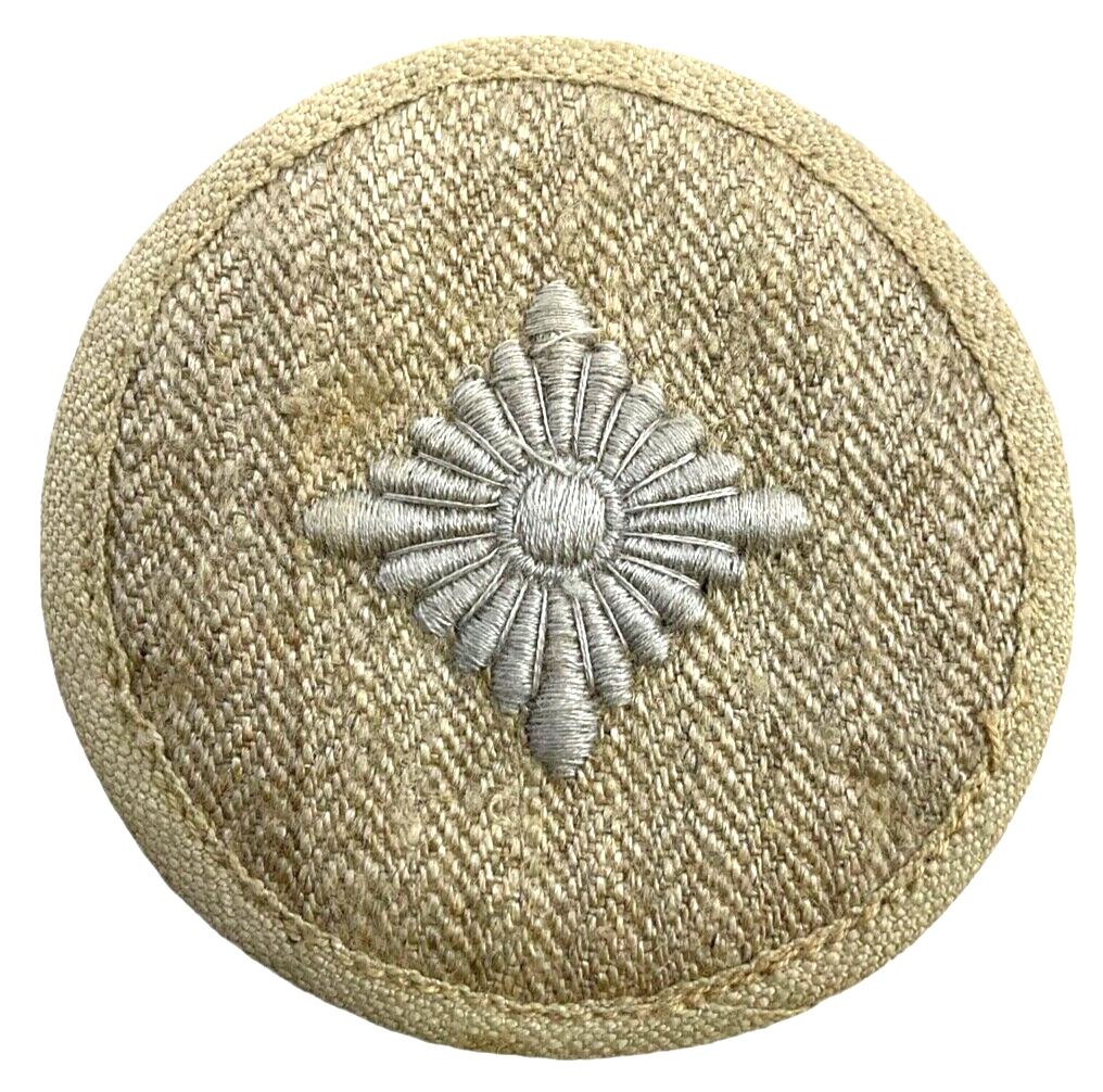 WW2 German Army Drill Material Schutz Rank Pip Sleeve Insignia Patch WW2 German Army Drill Material Schutz Rank Pip Sleeve Insignia Patch