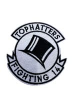 US Navy USN Fighting 14 Tophatters Strike Fighter Squadron Patch Crest