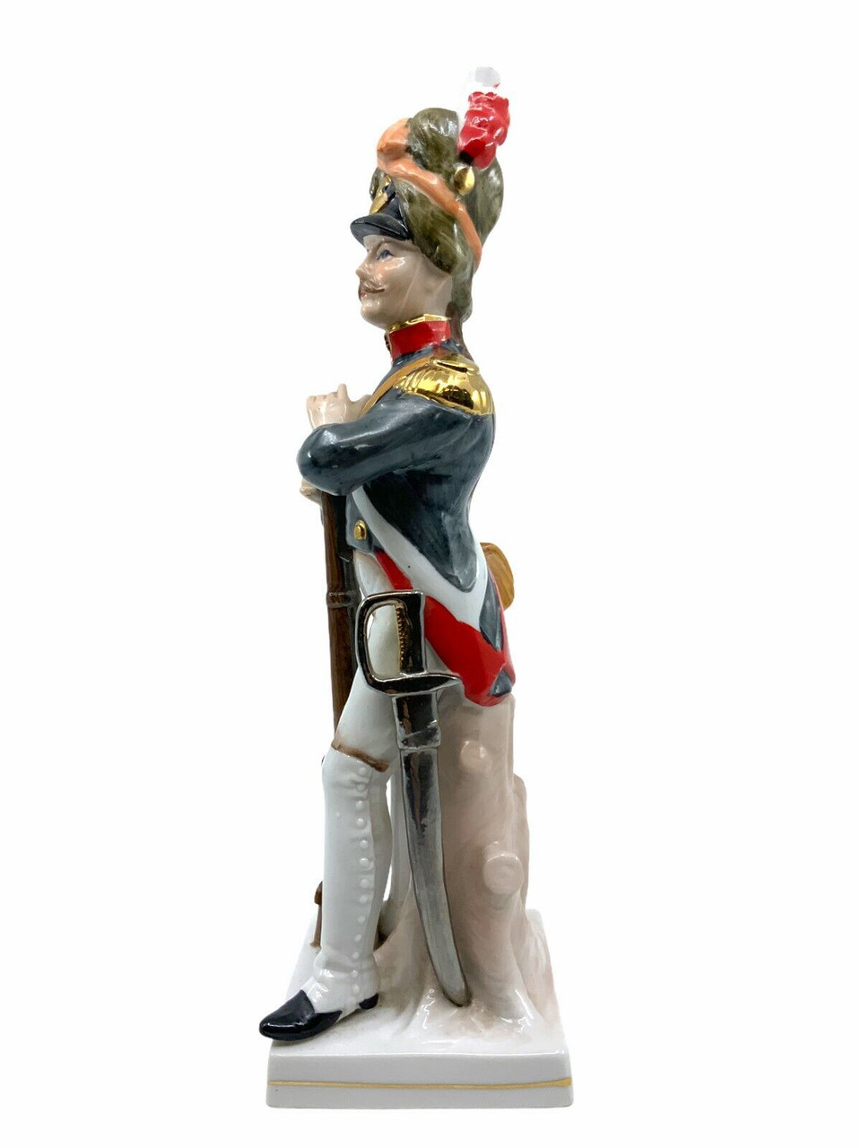 Napoleonic France French Grenadier Guard Porcelain Figure 11 Inches Napoleonic France French Grenadier Guard Porcelain Figure 11 Inches