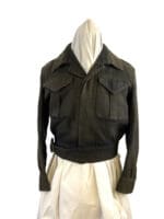 WW2 Canadian Navy RCN Battle Dress Jacket Dyed from Army BD 1 WW2 Canadian Navy RCN Battle Dress Jacket Dyed from Army BD 1