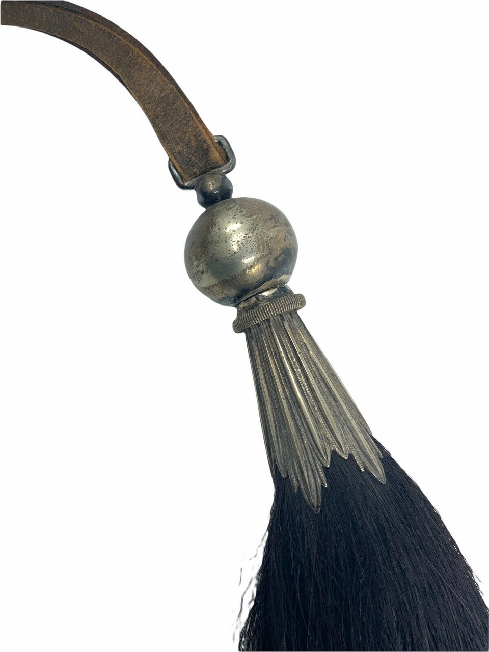 Victorian British Officer Cavalry Officers Horse Hair Black & Red Neck Plume Victorian British Officer Cavalry Officers Horse Hair Black & Red Neck Plume