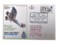 British RAF Commemorative Stamp Cover 6th Aerobatic Championship 56 Squadron British RAF Commemorative Stamp Cover 6th Aerobatic Championship 56 Squadron