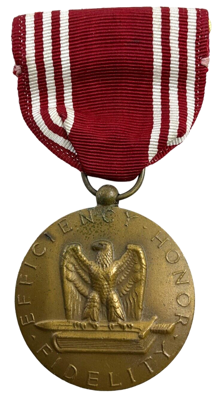 WW2 US Good Conduct Medal & Ribbon Named James J. Costanzo WW2 US Good Conduct Medal & Ribbon Named James J. Costanzo
