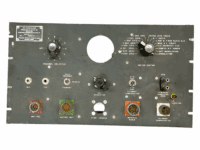 Canadian RCAF 1963 Dated Portable Test Set Panel For Avionics Installation 19x10 Canadian RCAF 1963 Dated Portable Test Set Panel For Avionics Installation 19x10