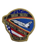 US NASA Space Shuttle Gibson Bolden Nelson Hawley Chang-Diaz Denker Space Patch