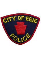 US City of Erie Pennsylvania Police Patch US City of Erie Pennsylvania Police Patch