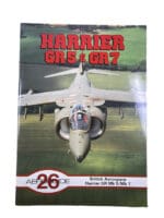 British RAF Aerospace Harrier Mk 7 Aeroguide 26 Soft Cover Reference Book