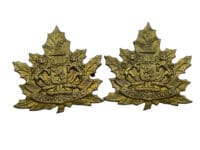 Canadian Militia The Grey Regiment Collar Badge Insignia Pair Canadian Militia The Grey Regiment Collar Badge Insignia Pair